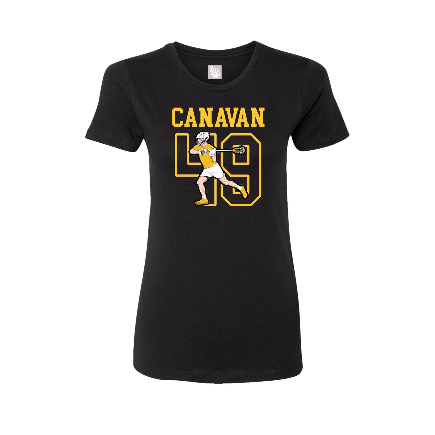 Fitted Women's Tee — Shirsey in Black