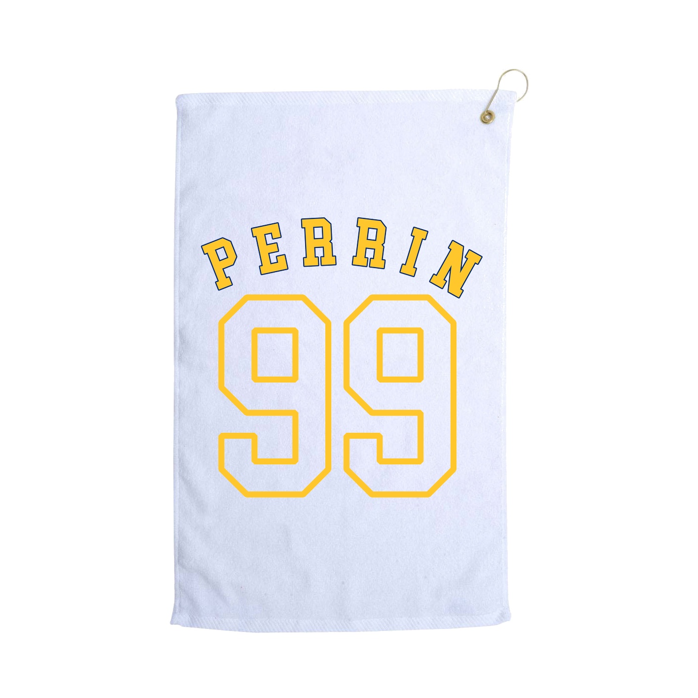 Golf Towel — Shirsey Arch in White