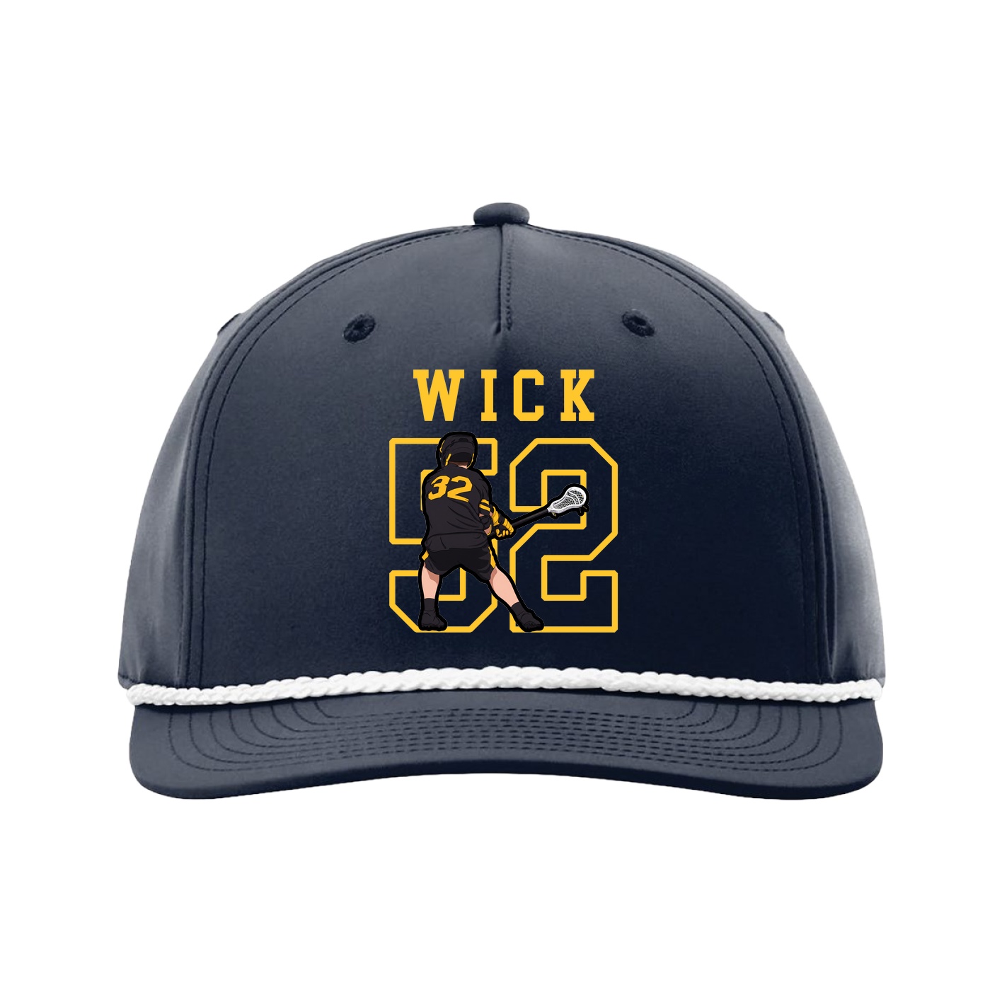 Five-Panel Classic Rope Cap — Shirsey in Navy