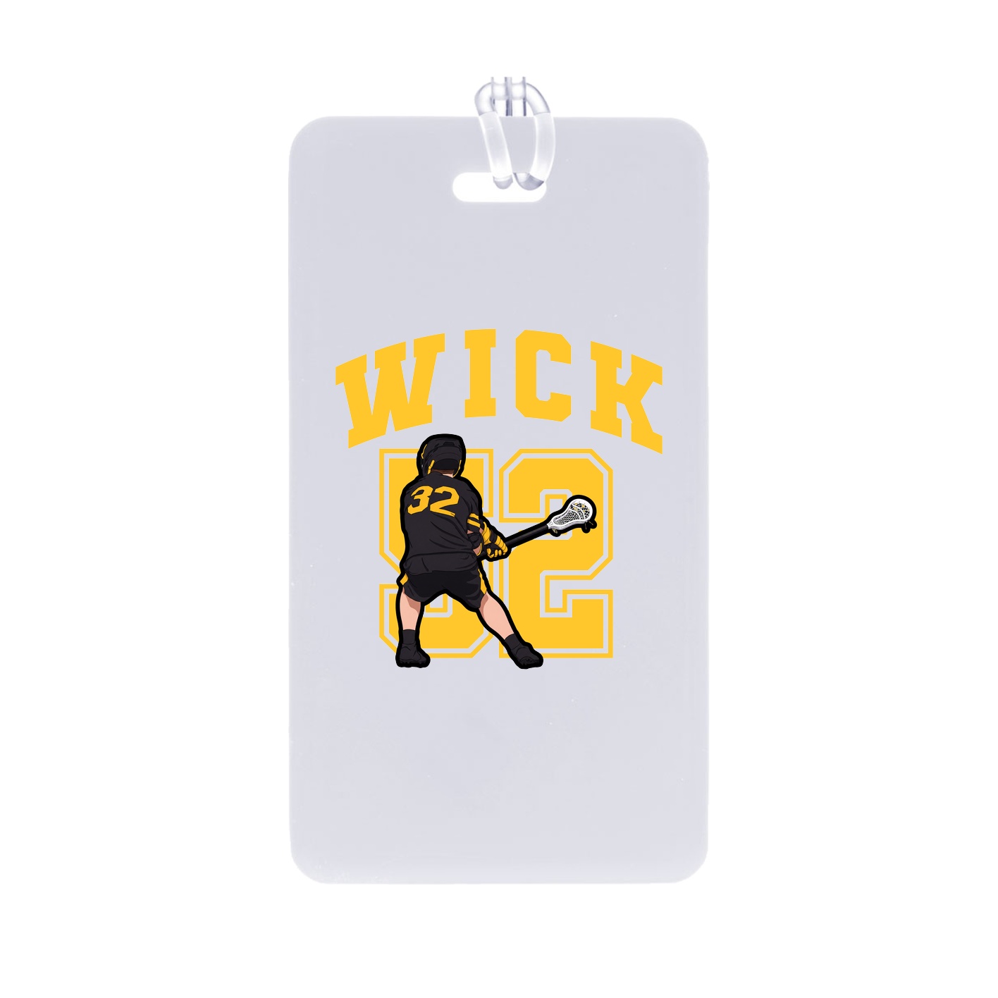 Bag Tag — Number in Classic