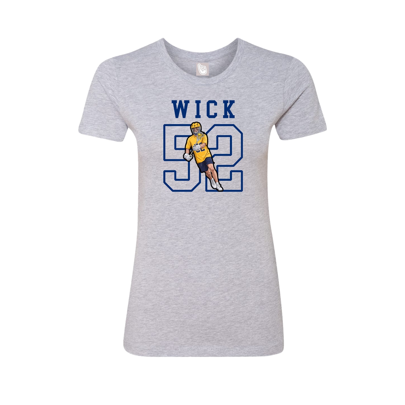 Fitted Women's Tee — Shirsey in Grey