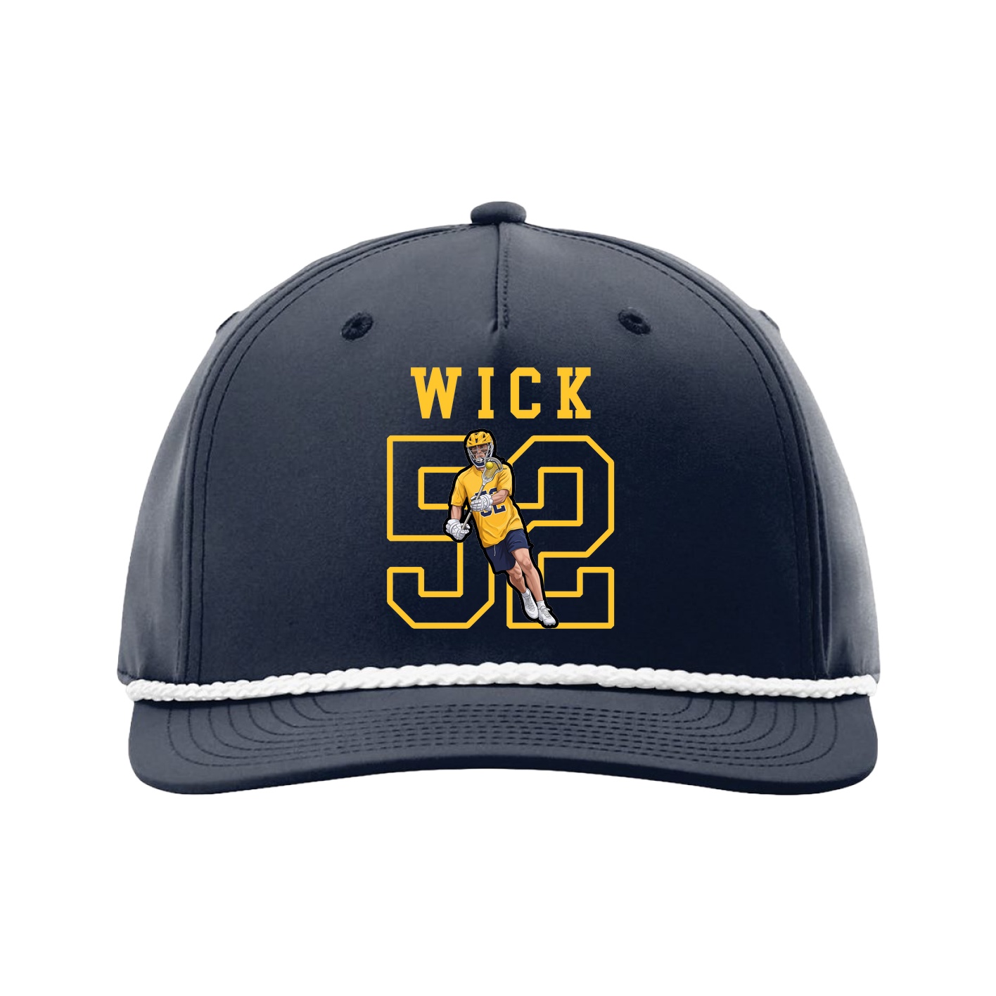 Five-Panel Classic Rope Cap — Shirsey in Navy