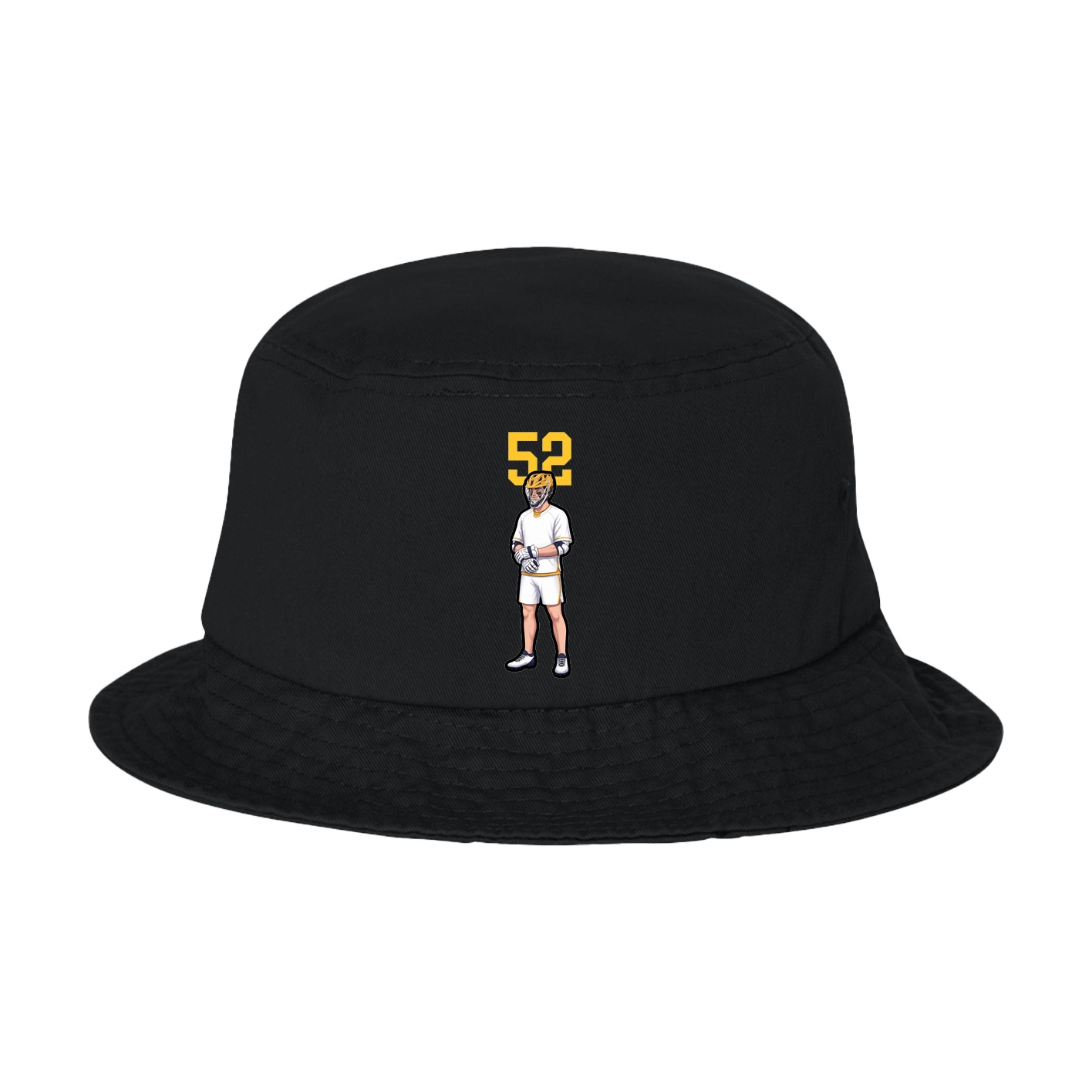 Bucket Cap — Number Top in Black