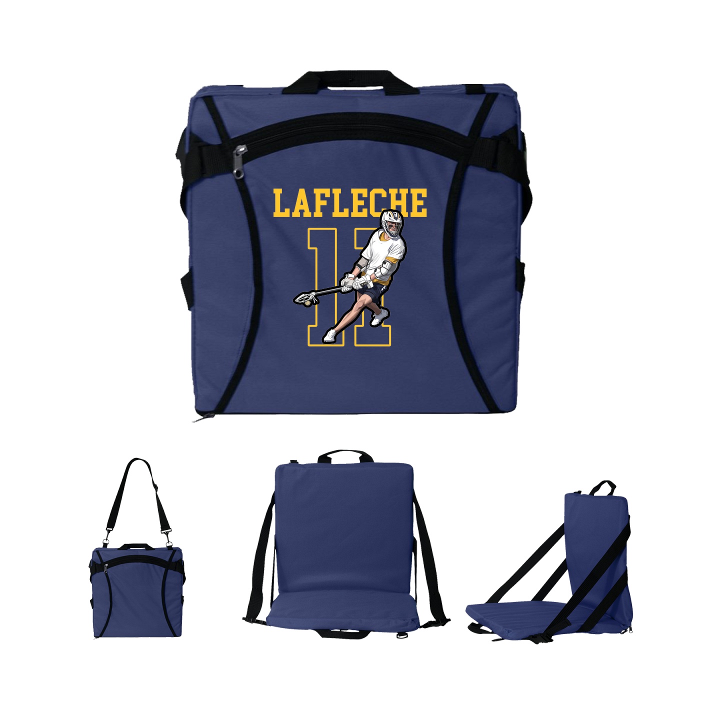 Folding Stadium Seat — Shirsey in Navy