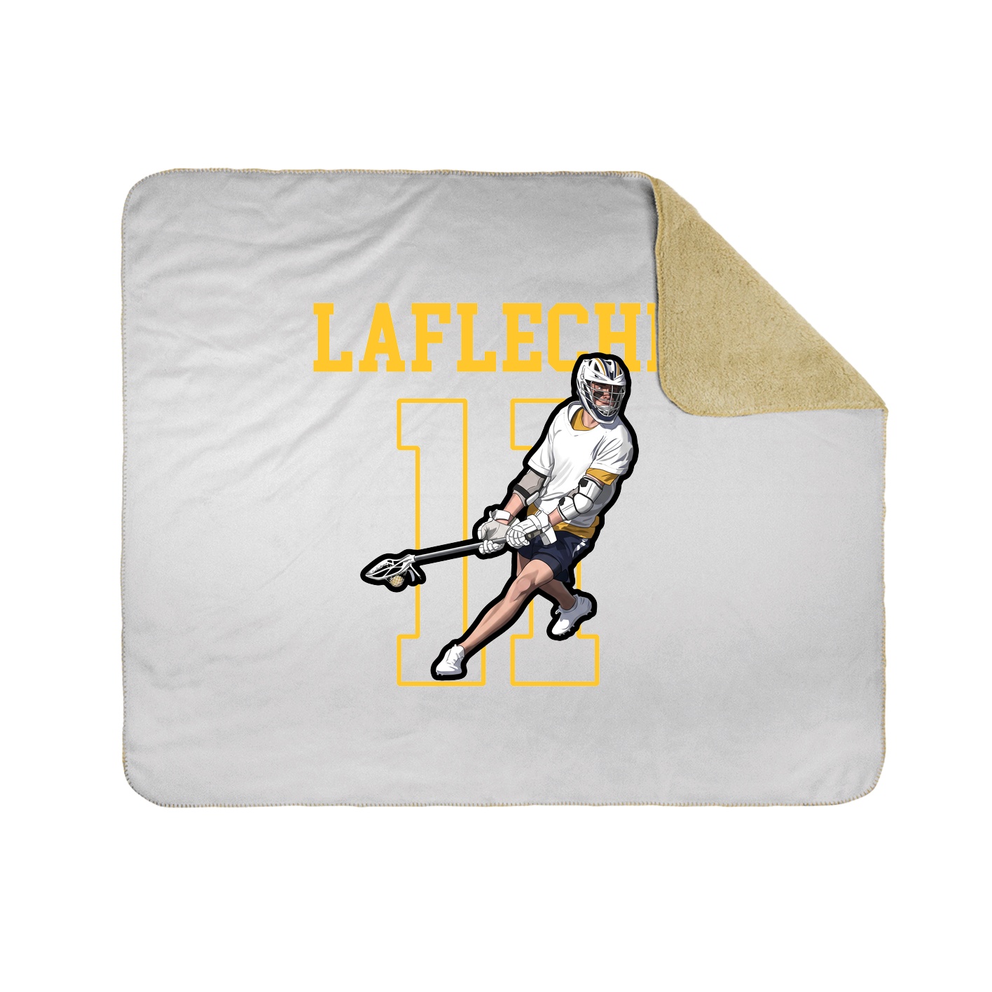 50x60 Sherpa Lined Throw Blanket