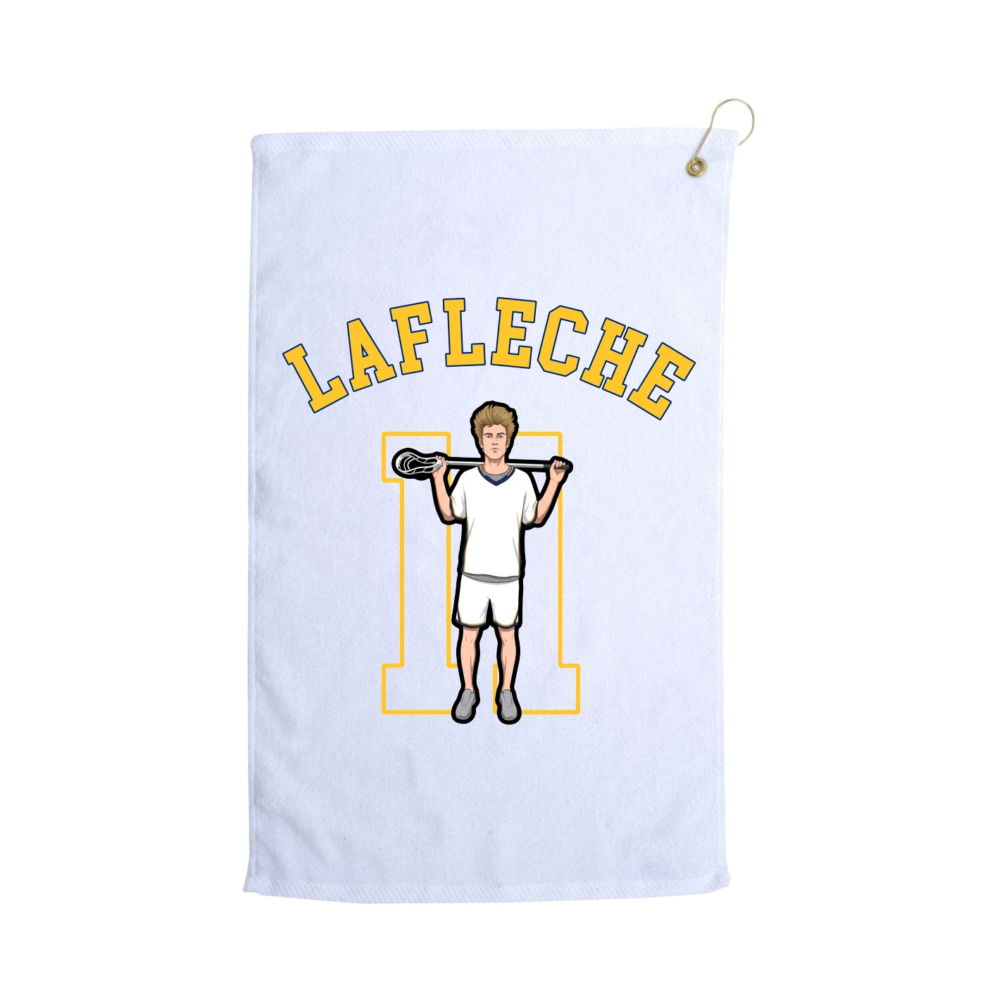 Golf Towel — Shirsey Arch in White