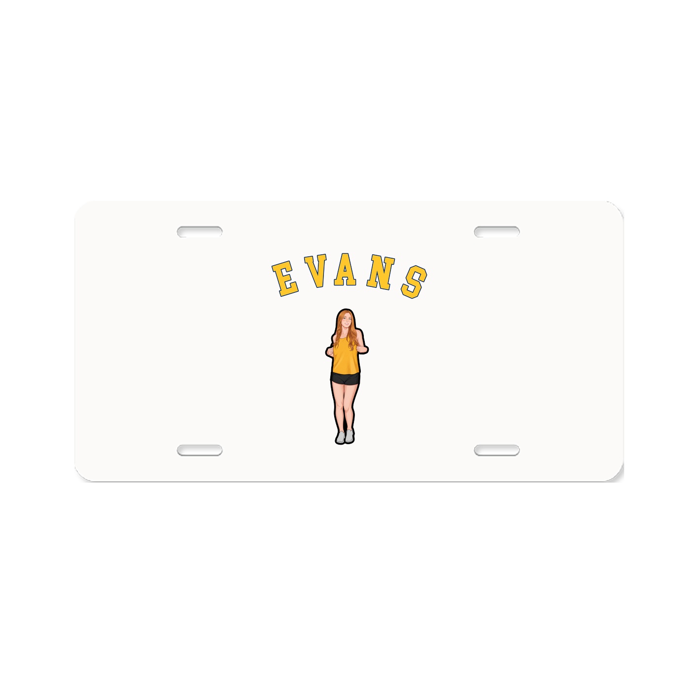 License Plate — Shirsey Arch in Classic