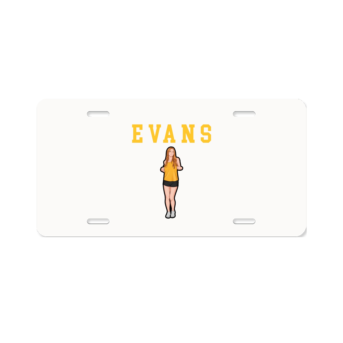 License Plate — Shirsey in Classic