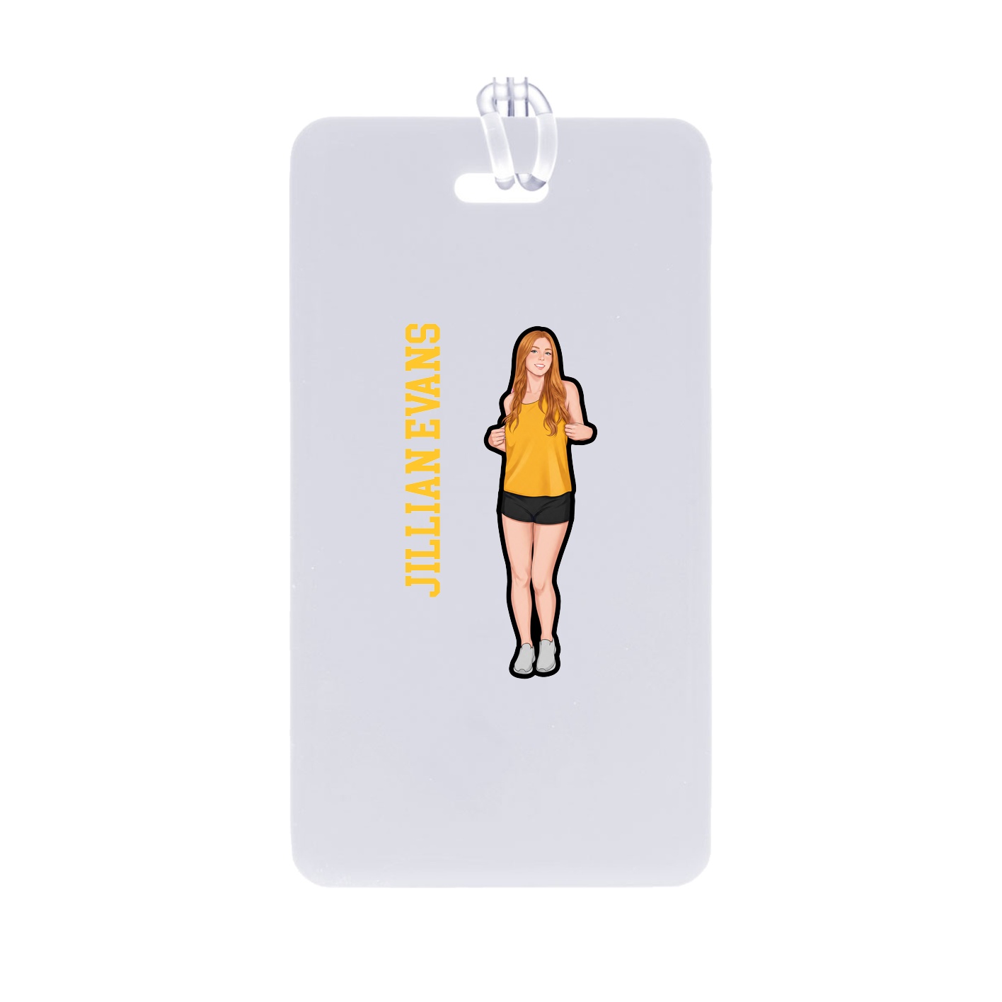 Bag Tag — Name Vertical in Classic