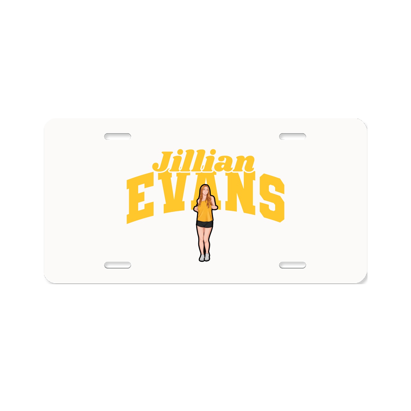 License Plate — Signature Arch in Classic