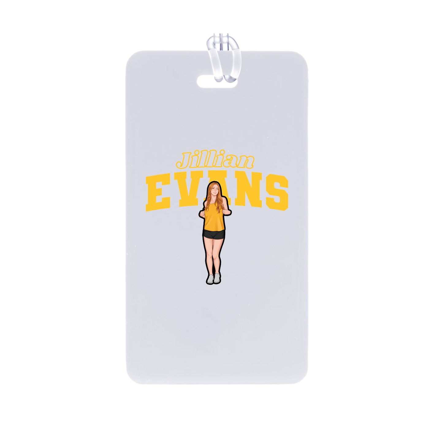 Bag Tag — Name Arch in Classic