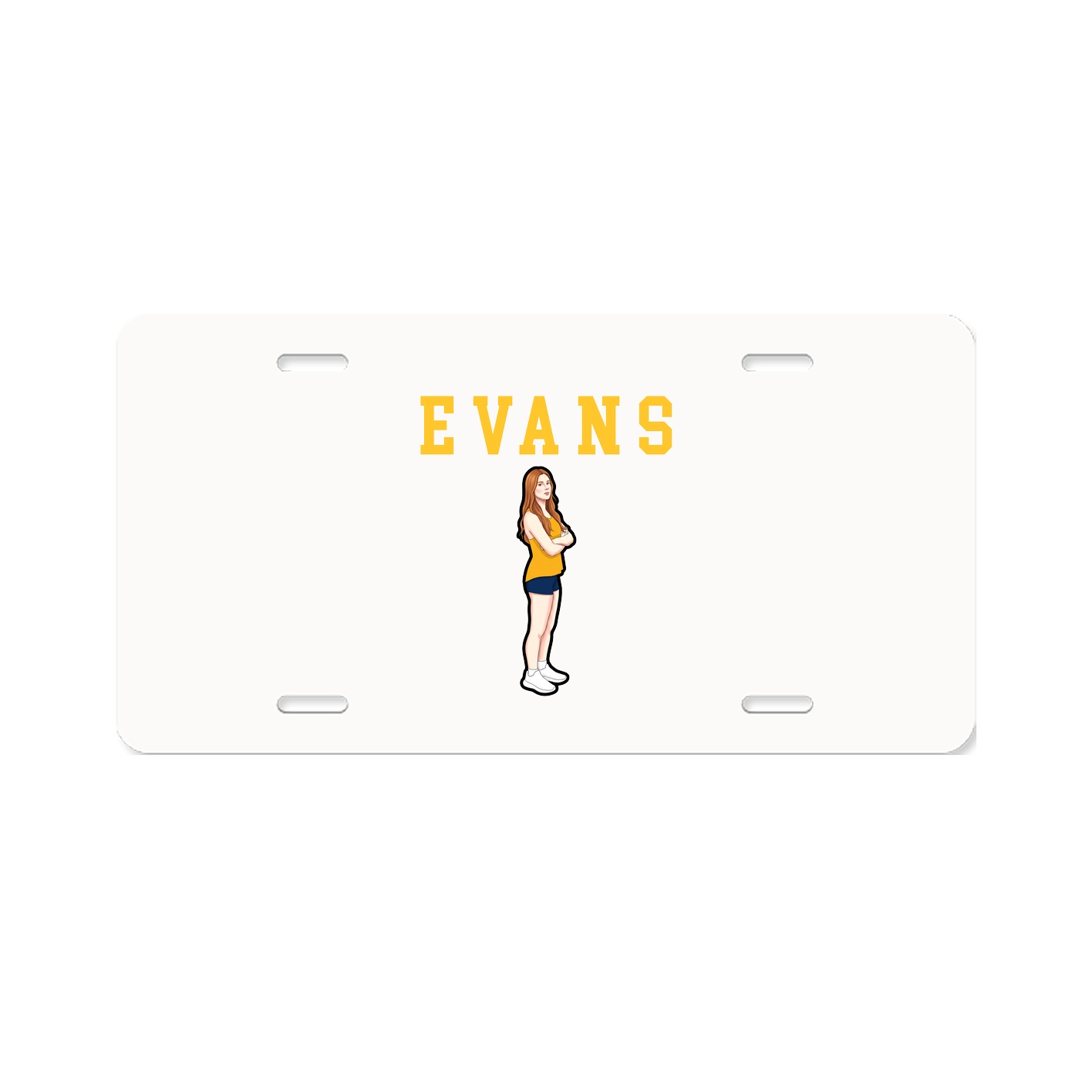 License Plate — Shirsey in Classic
