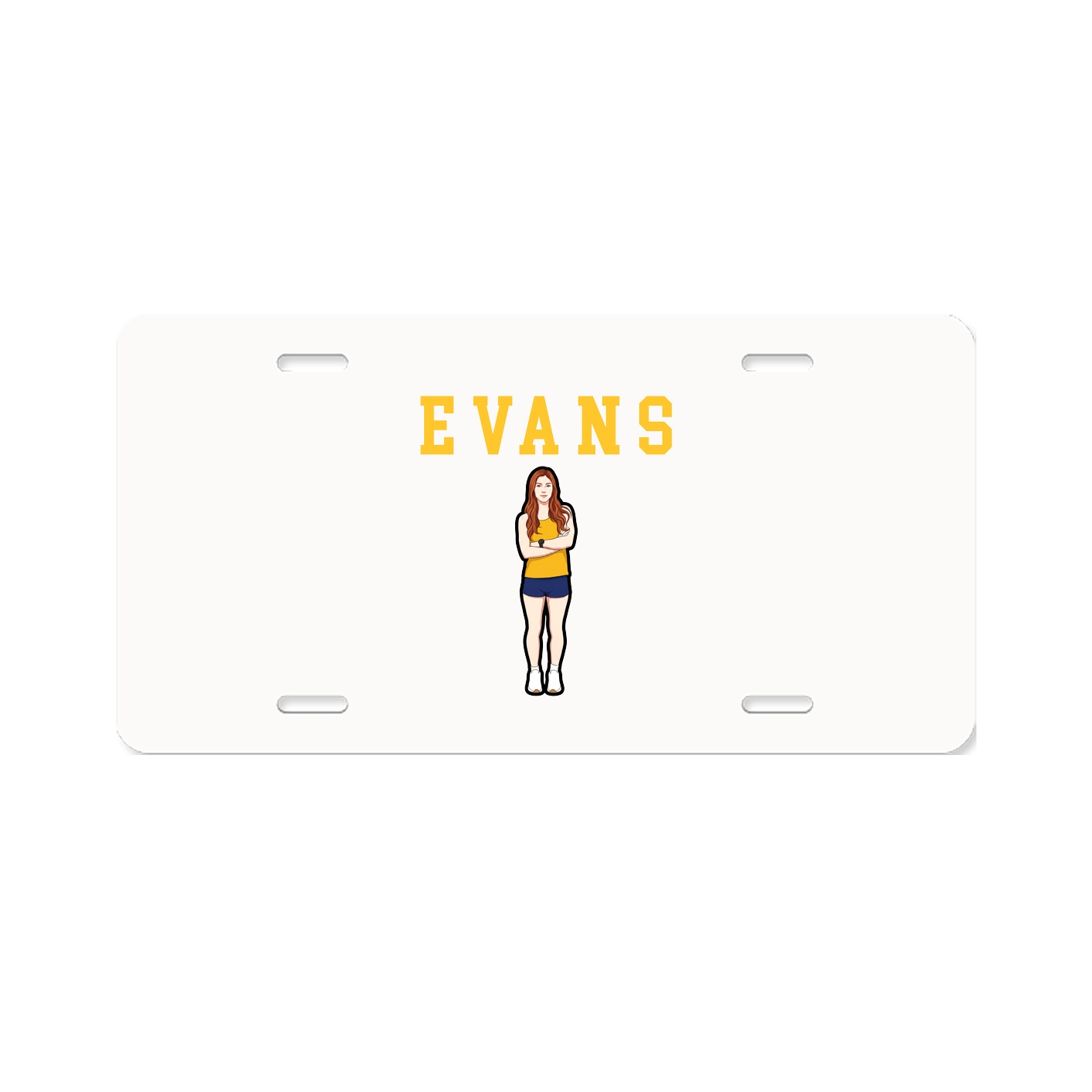 License Plate — Shirsey in Classic
