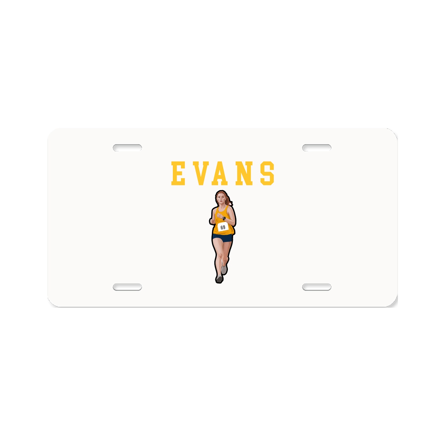 License Plate — Shirsey in Classic