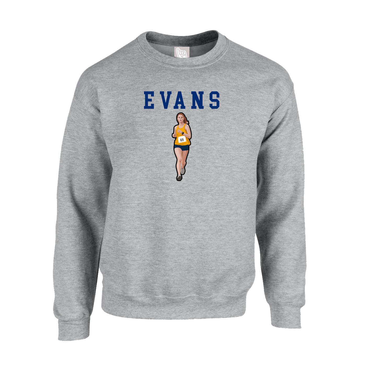 Fleece Crew — Shirsey in Grey