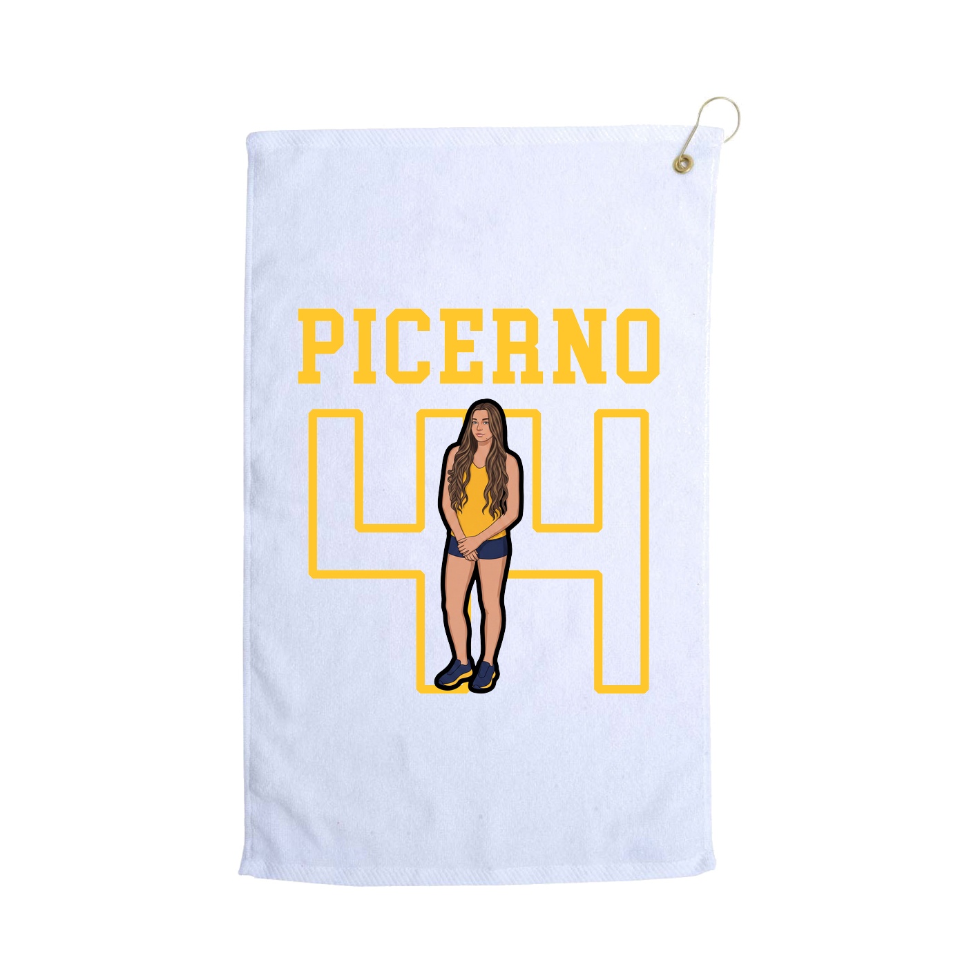 Golf Towel — Shirsey in White