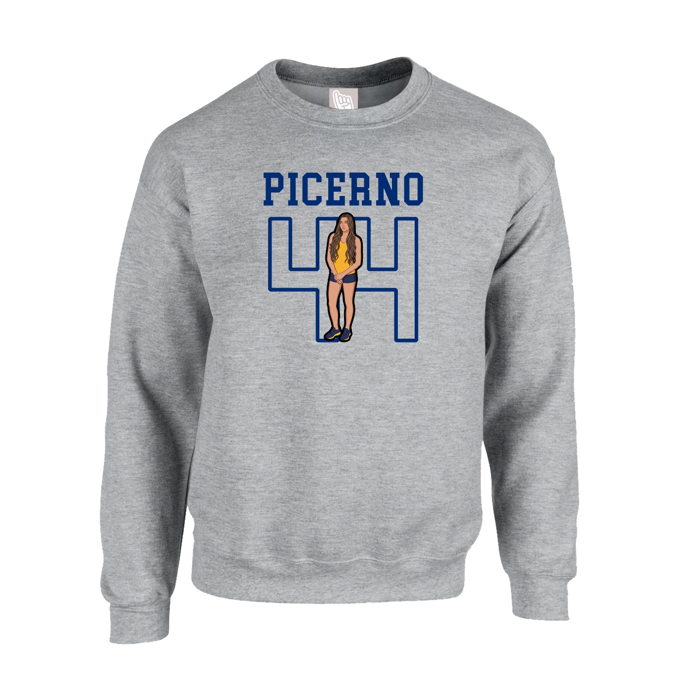 Fleece Crew — Shirsey in Grey