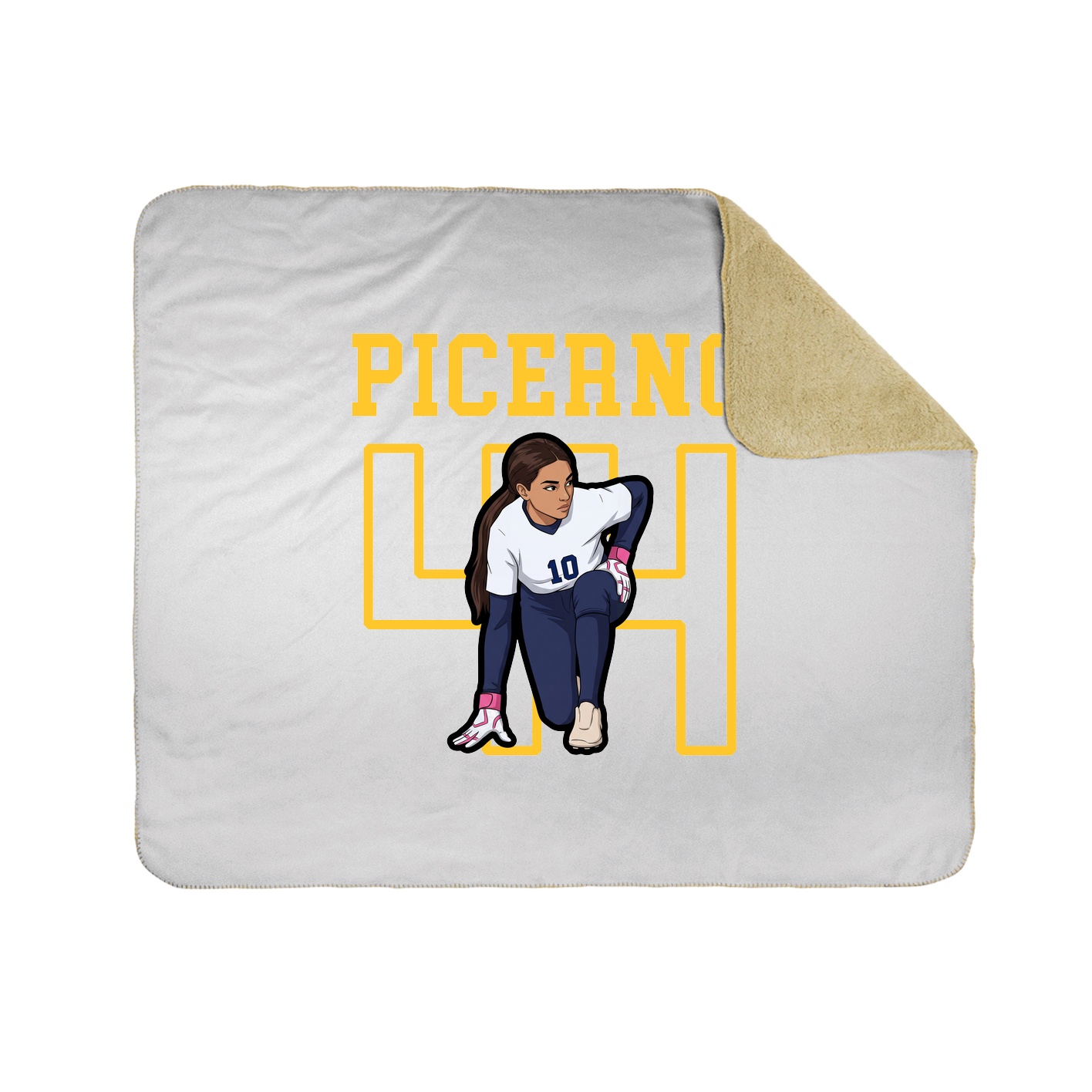 Throw Blanket — Shirsey in White