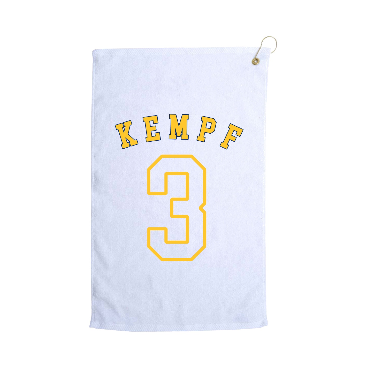 Golf Towel — Shirsey Arch in White