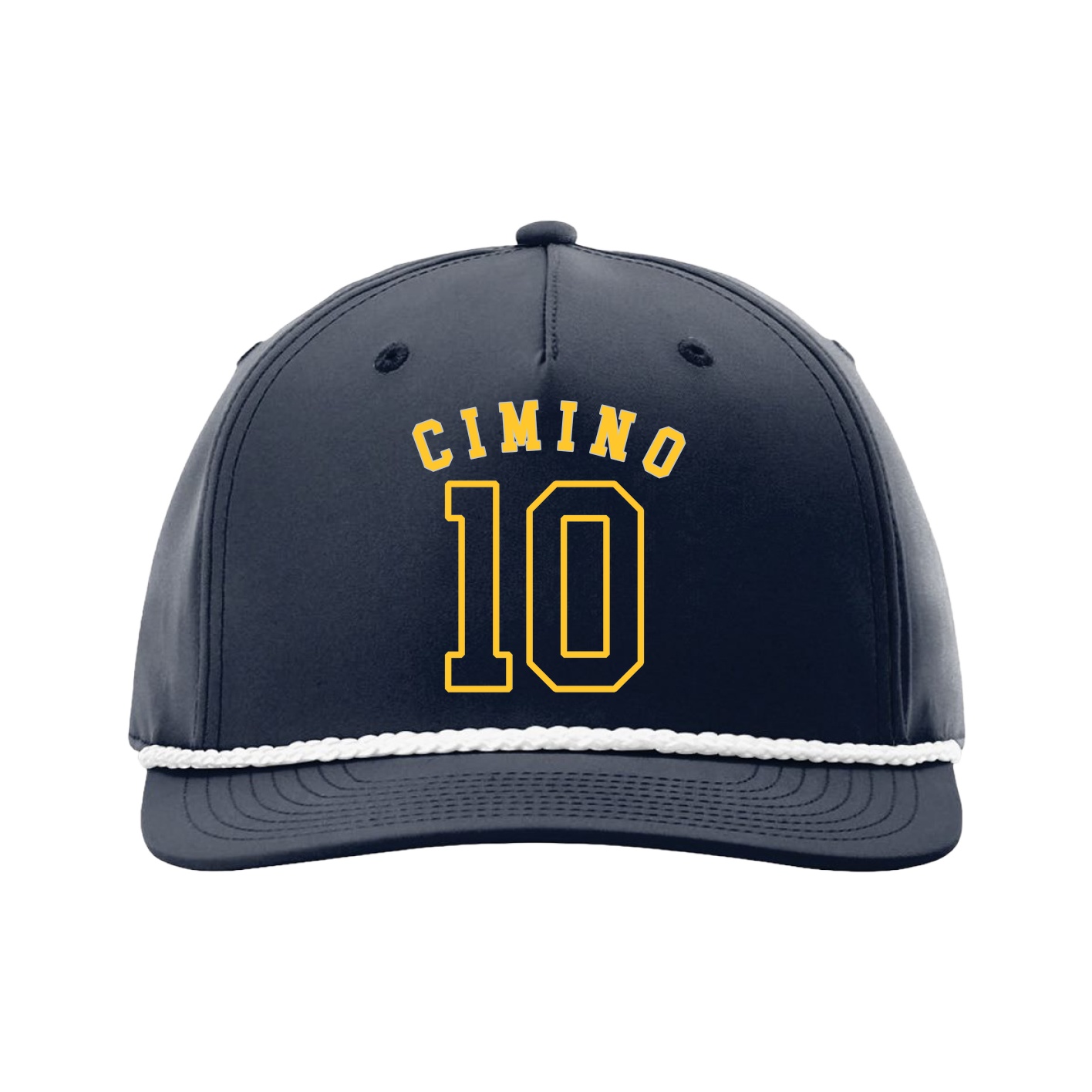 Five-Panel Classic Rope Cap — Shirsey Arch in Navy