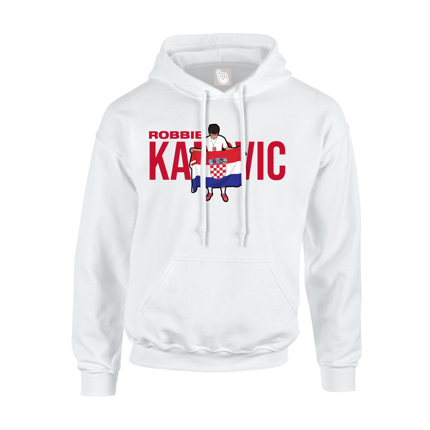 Hoodie — Player Name in White