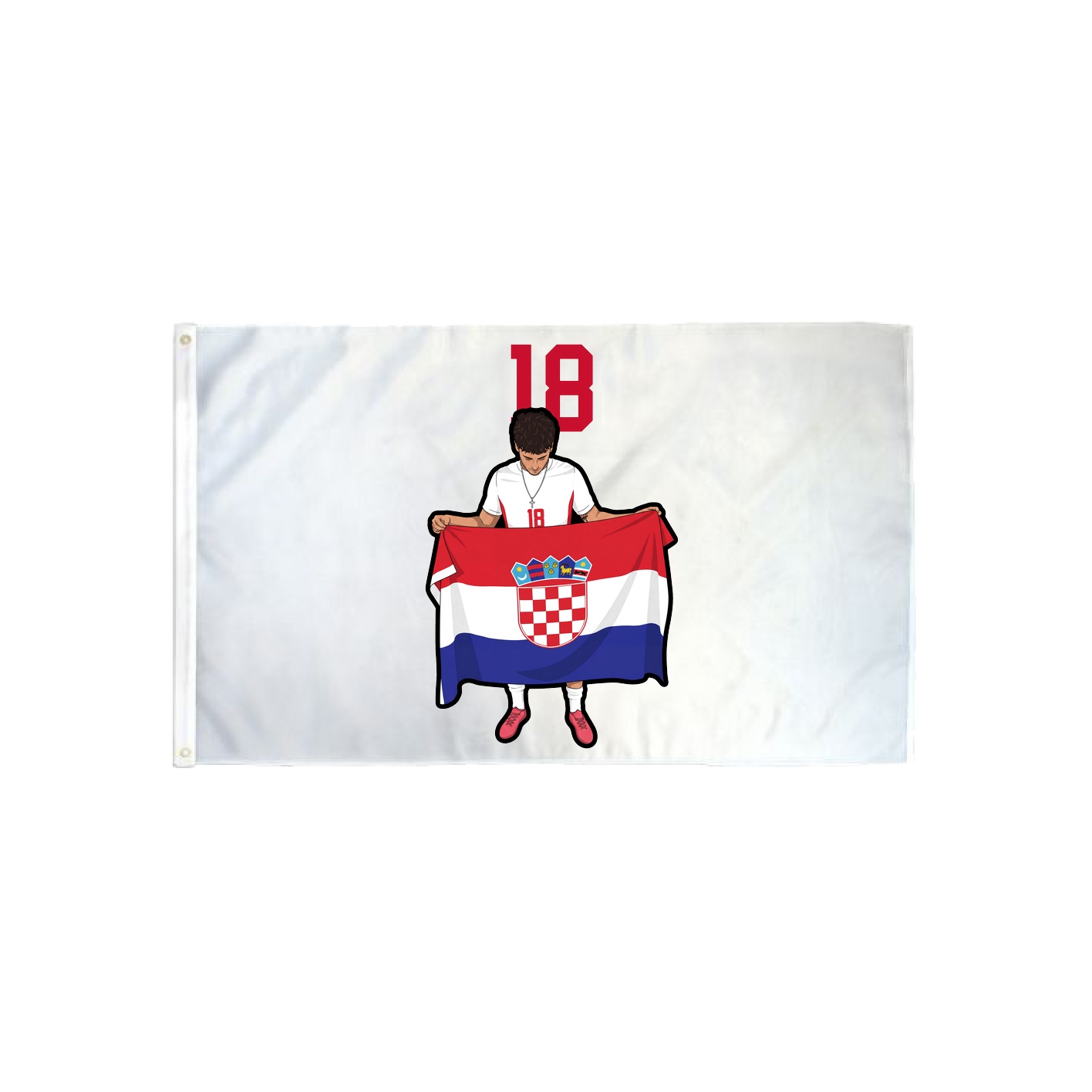 3x5 Flag — Number Top in Classic