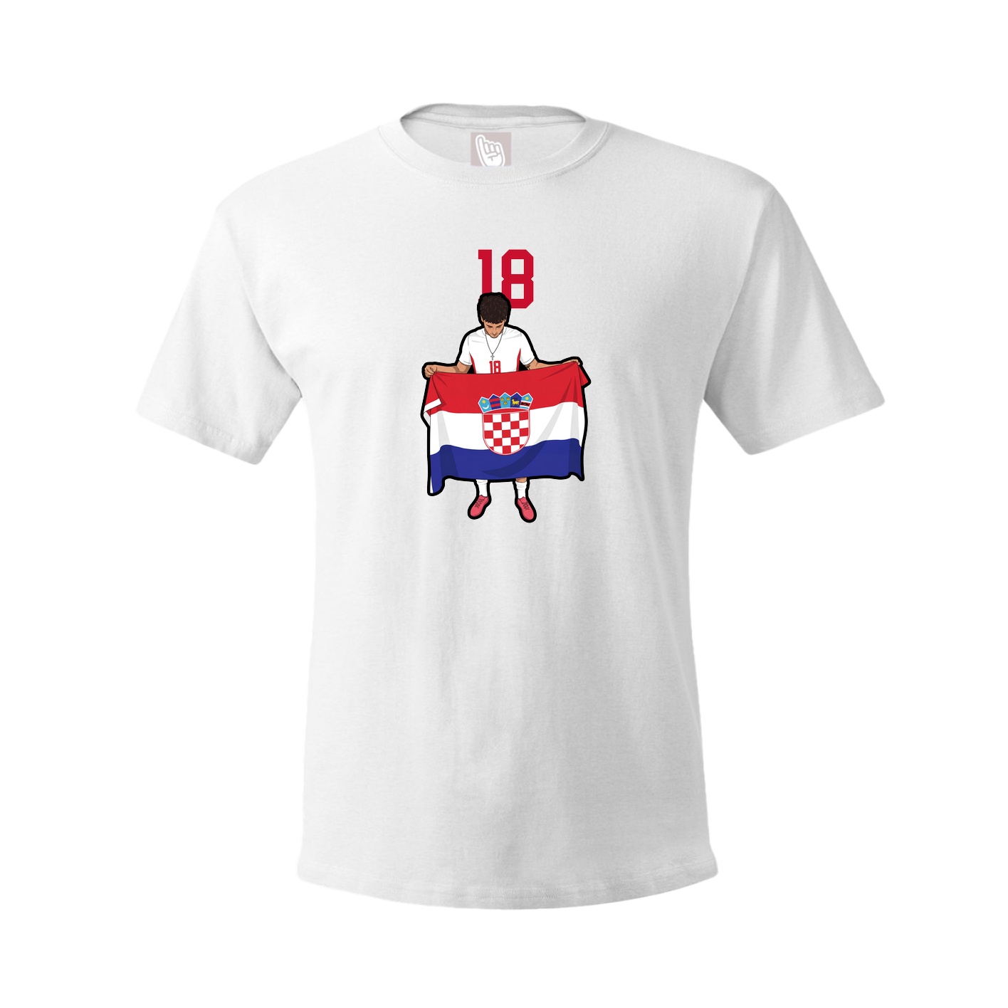 Tee — Number Top in White