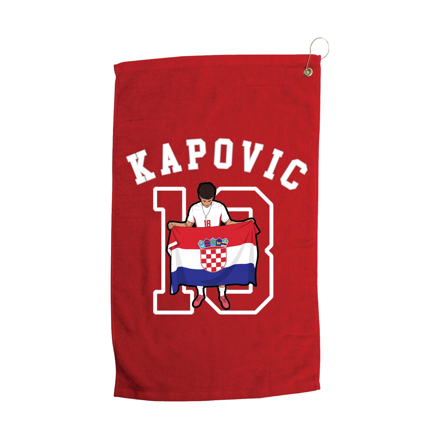 Golf Towel — Shirsey Arch in Red