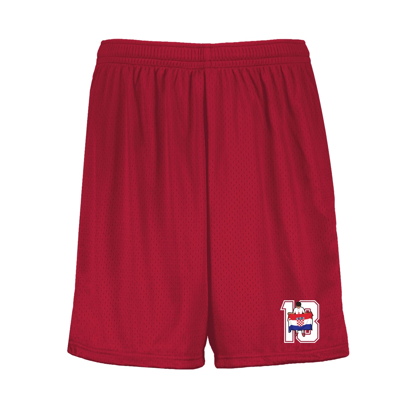 Shorts — Number in Red