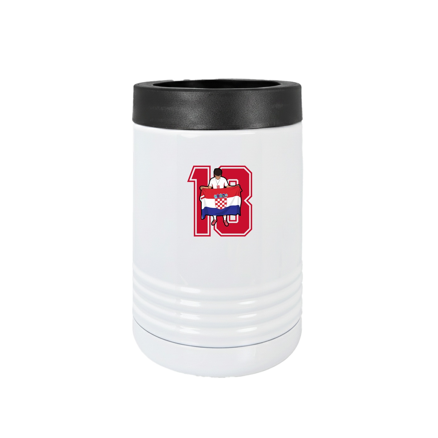 Beverage Holder — Number in White