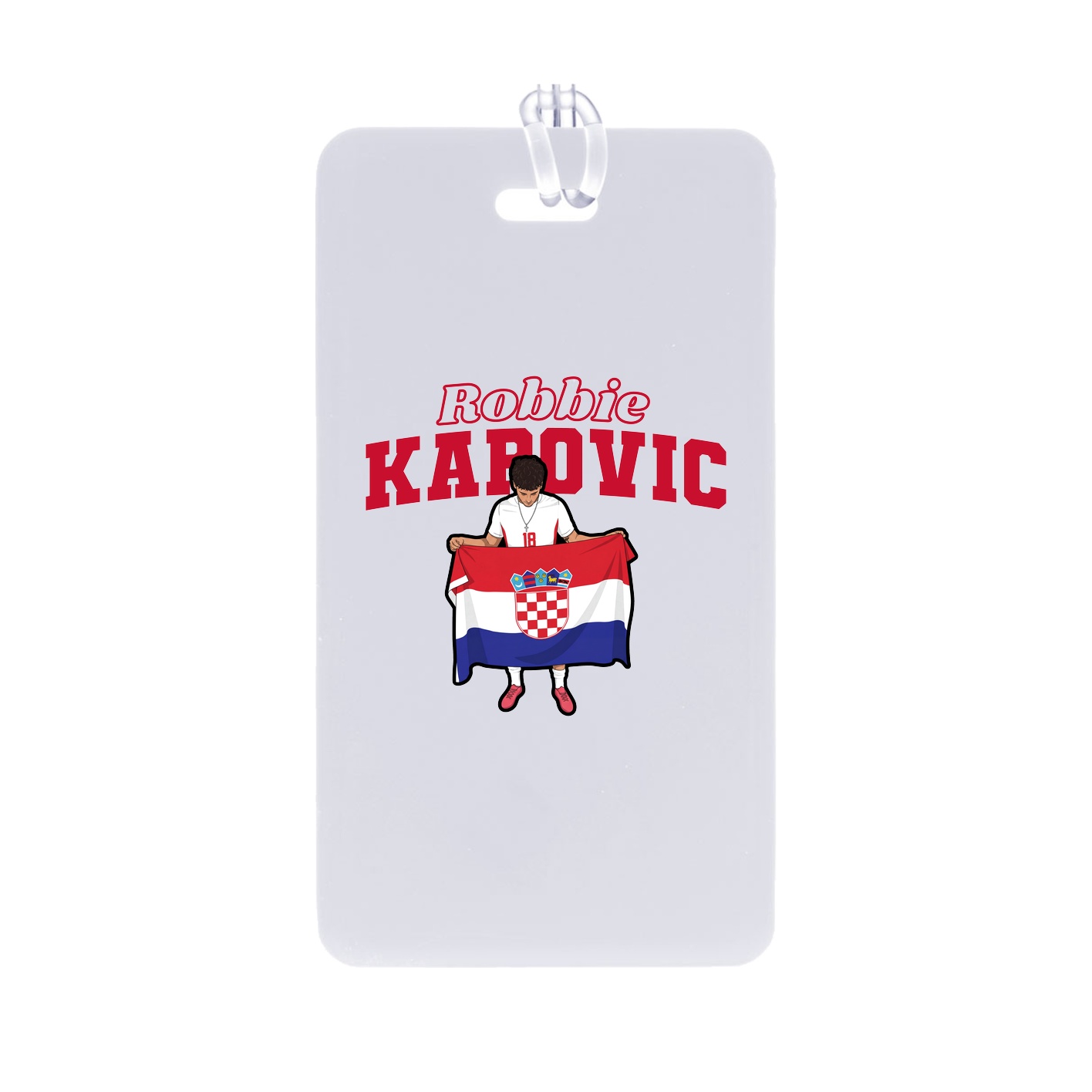 Bag Tag — Name Arch in Classic