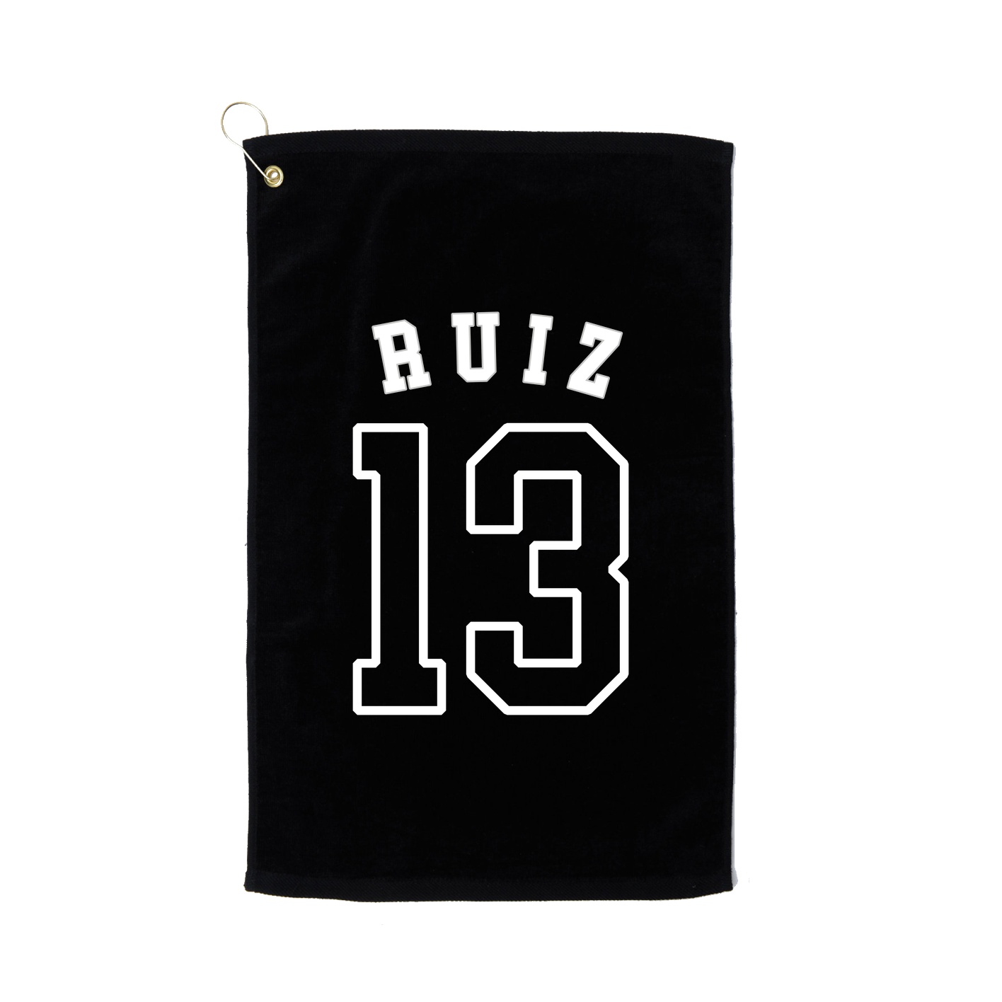 Golf Towel — Shirsey Arch in Black