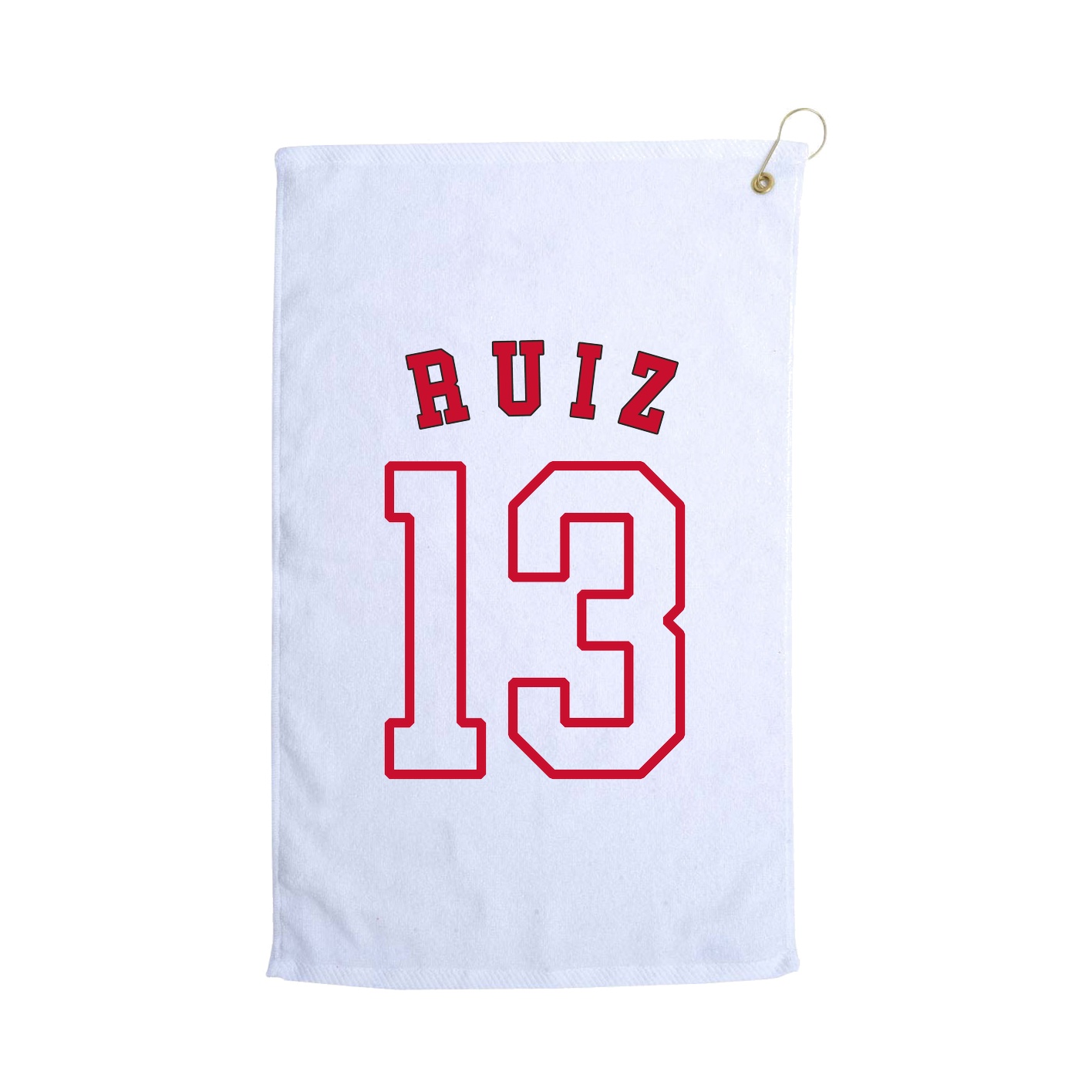 Golf Towel — Shirsey Arch in White