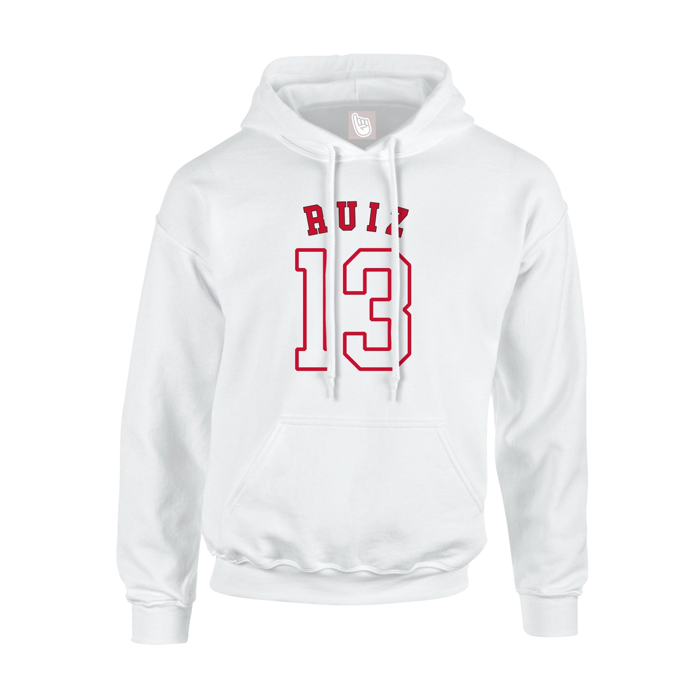 Youth Hoodie — Shirsey Arch in White