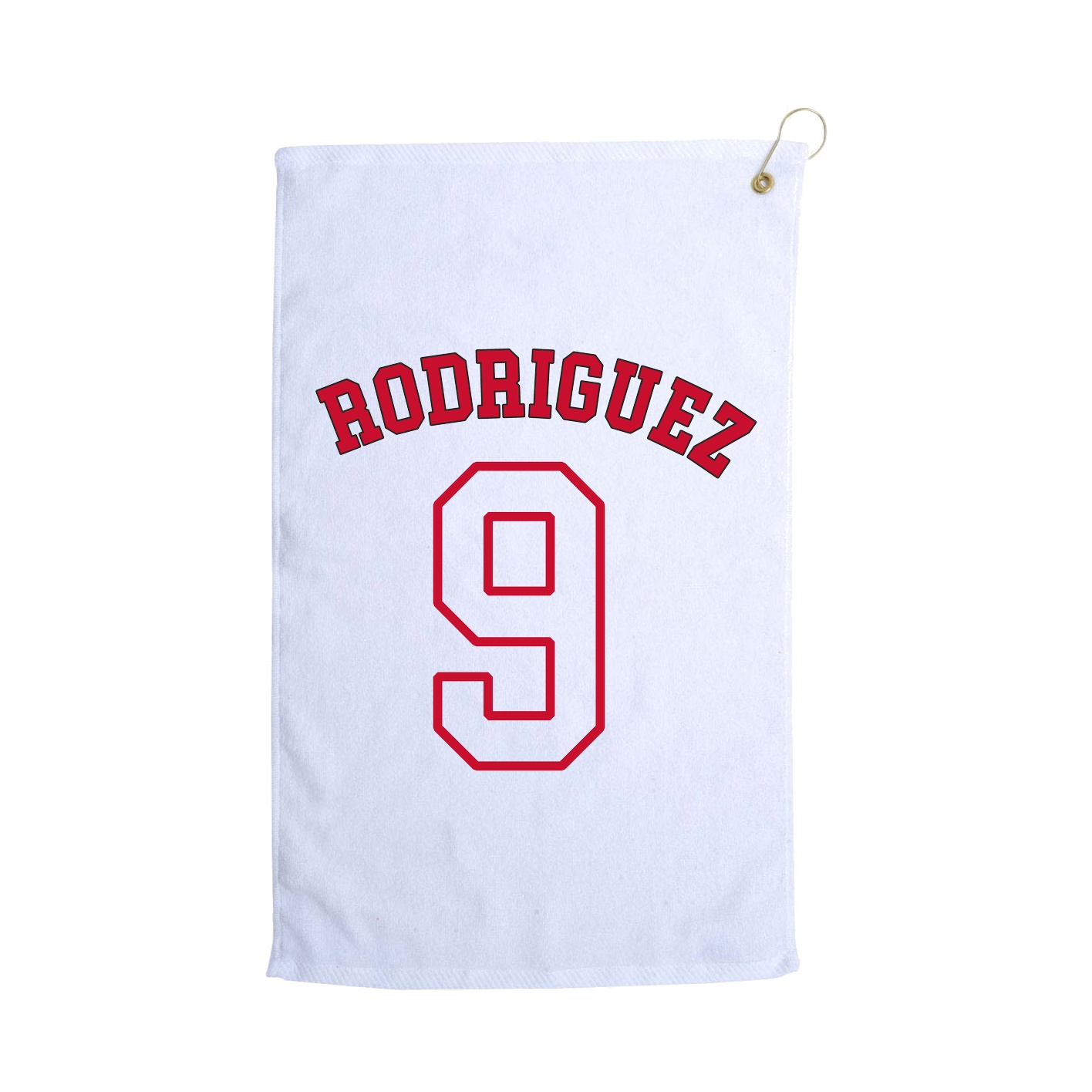 Golf Towel — Shirsey Arch in White
