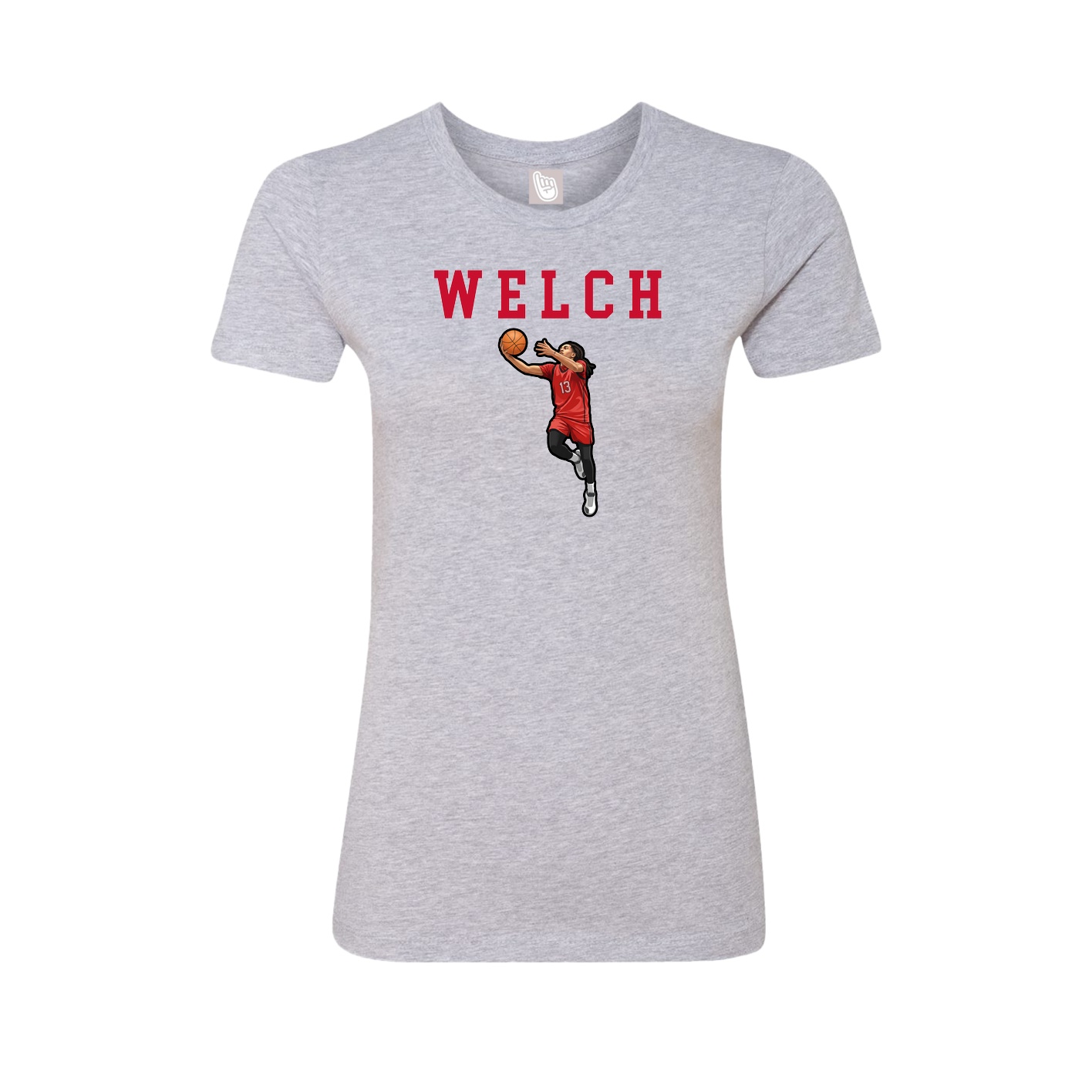 Fitted Women's Tee — Shirsey in Grey