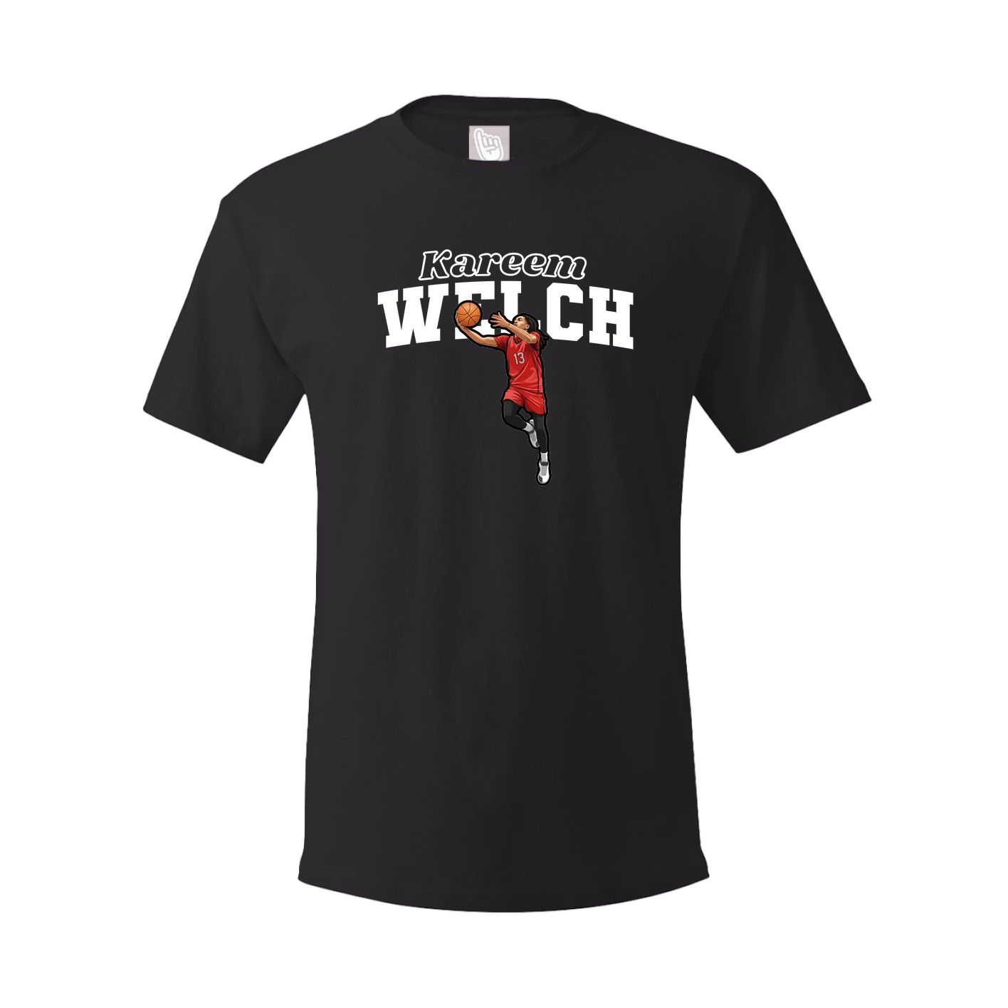 Youth Tee — Name Arch in Black