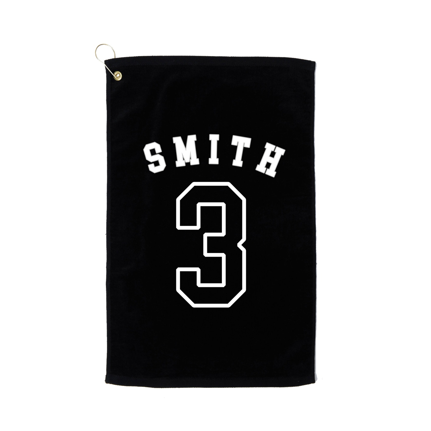 Golf Towel — Shirsey Arch in Black