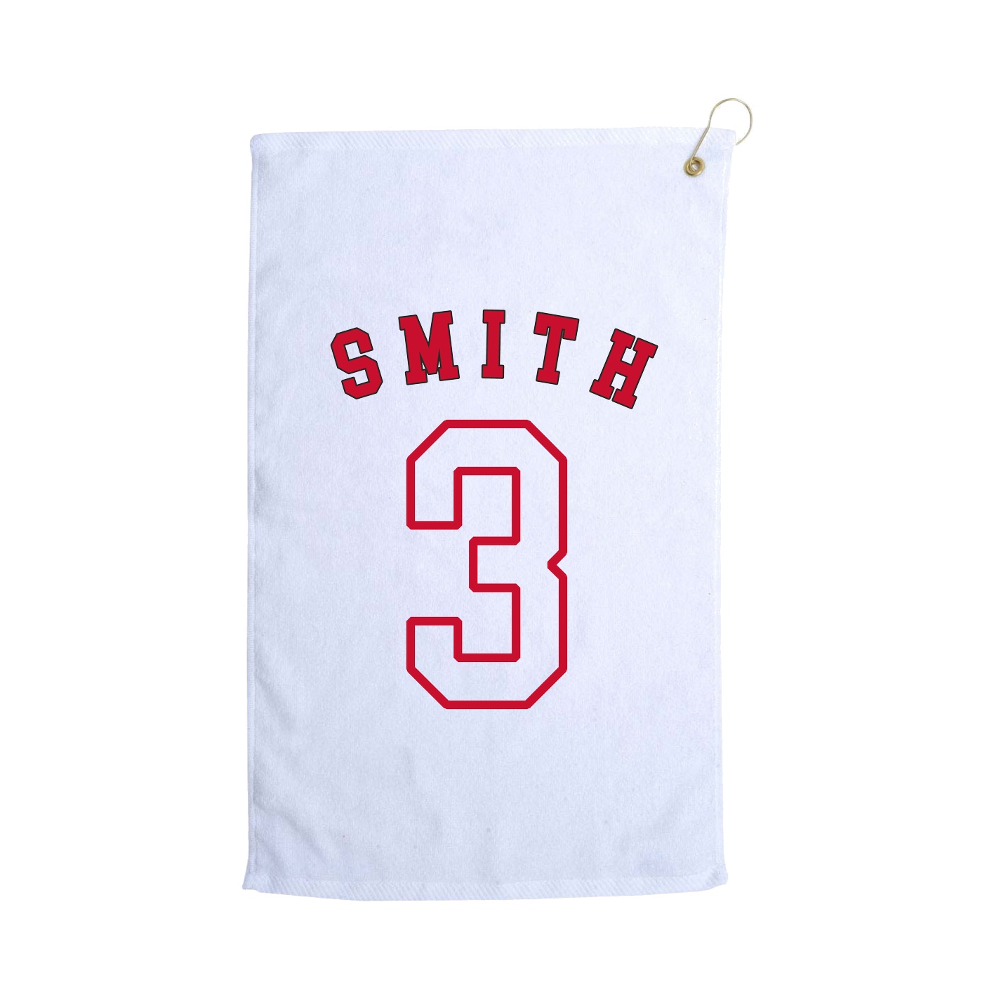 Golf Towel — Shirsey Arch in White