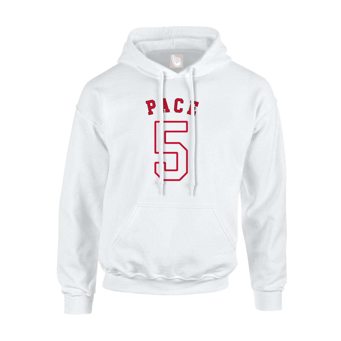 Hoodie — Shirsey Arch in White