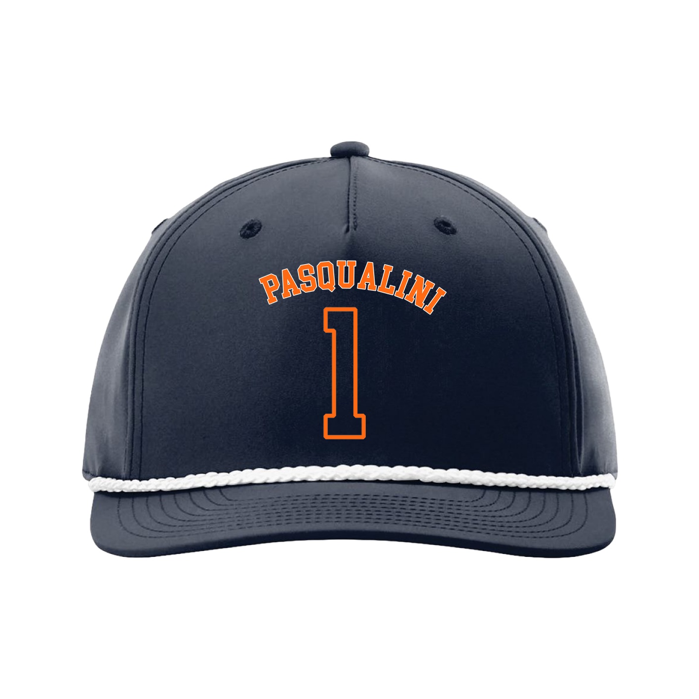 Five-Panel Classic Rope Cap — Shirsey Arch in Navy