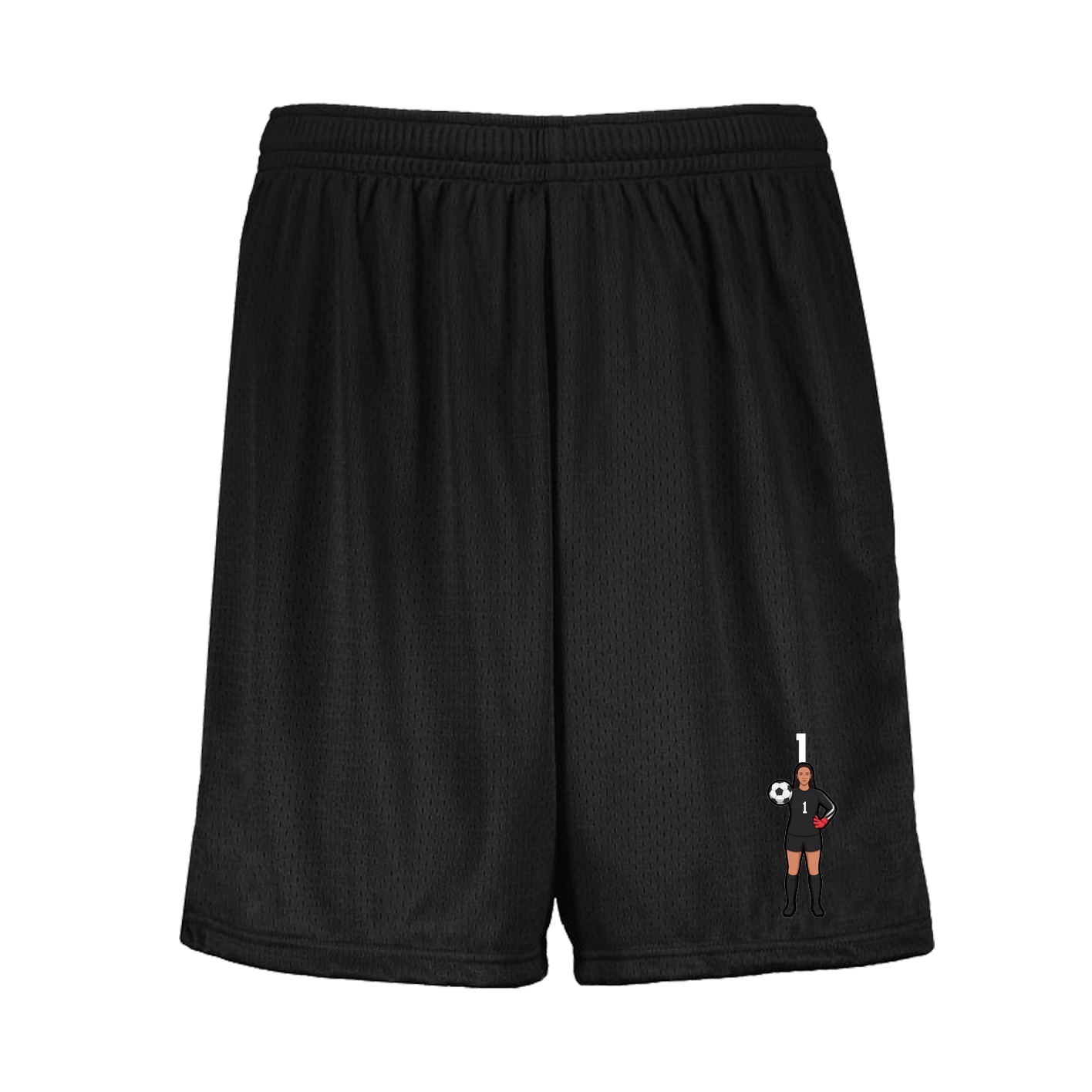 Shorts — Number Top in Black