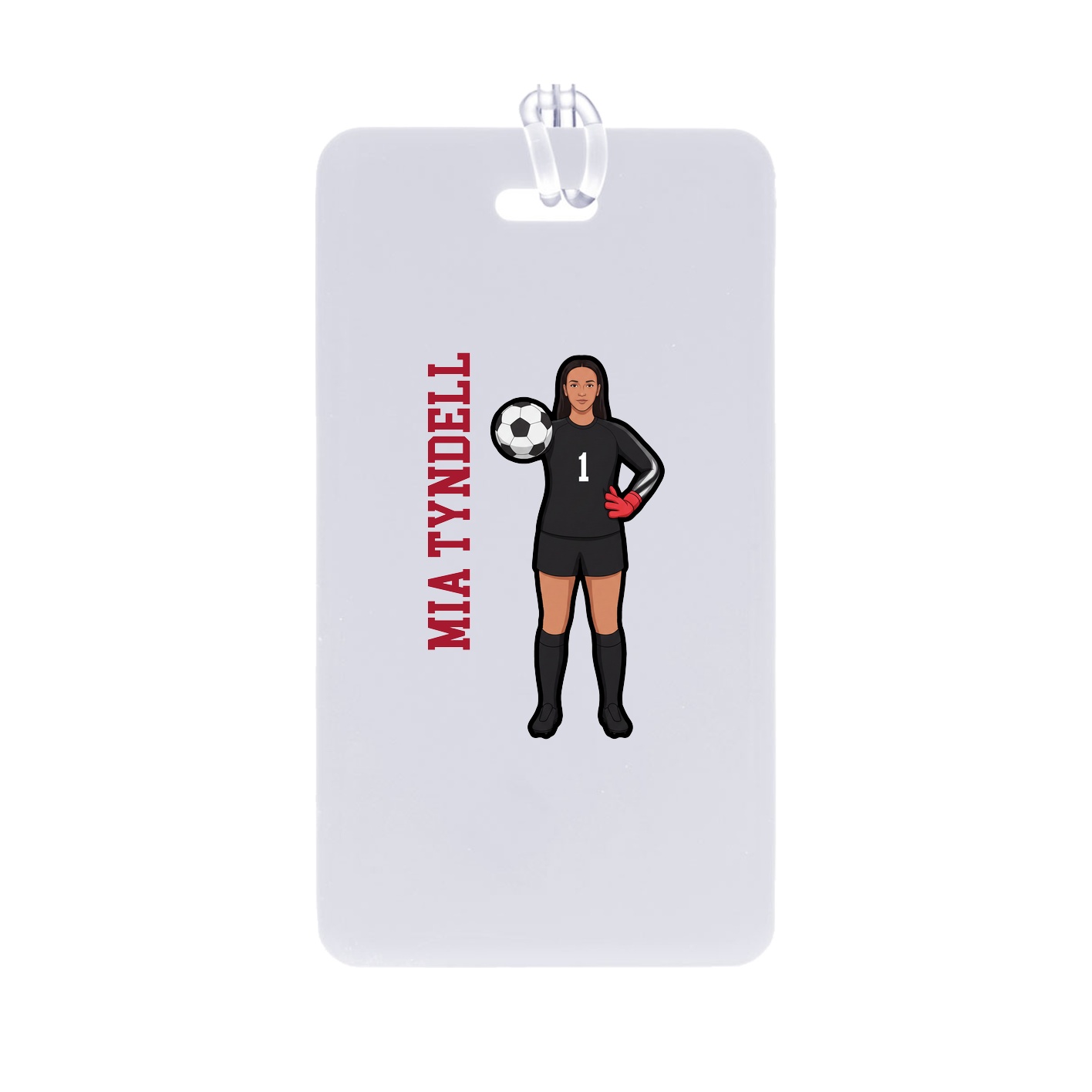 Bag Tag — Name Vertical in Classic