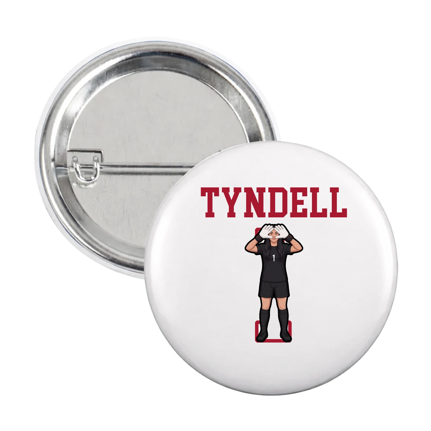Game Day Button — Shirsey in White