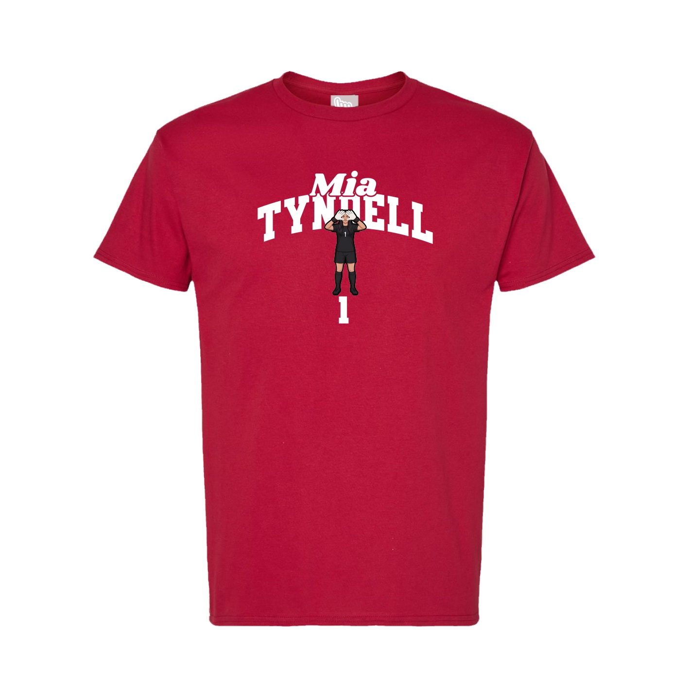 Tee — Signature Arch in Crimson