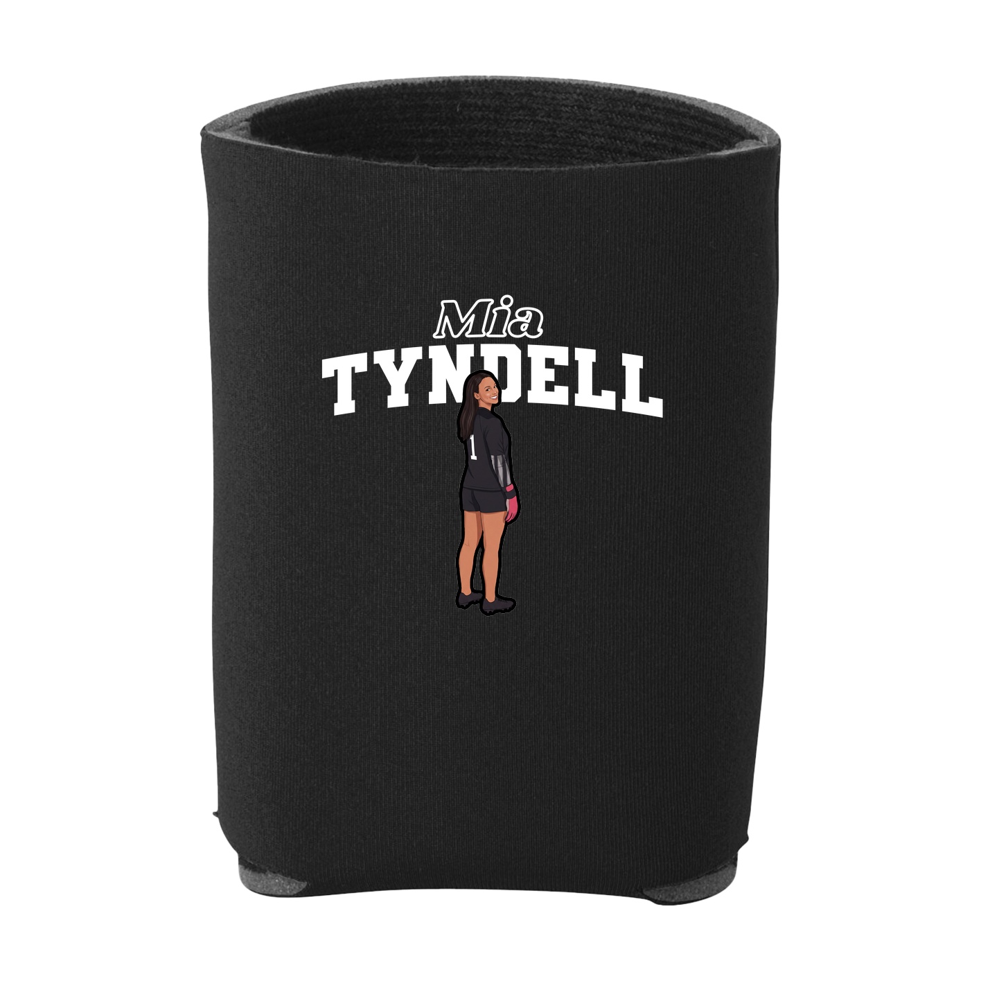 Can Holder — Name Arch in Black