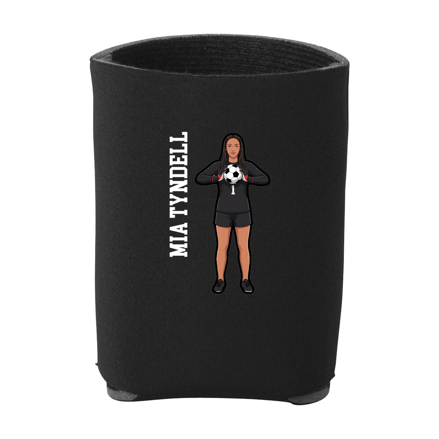 Can Holder — Name Vertical in Black