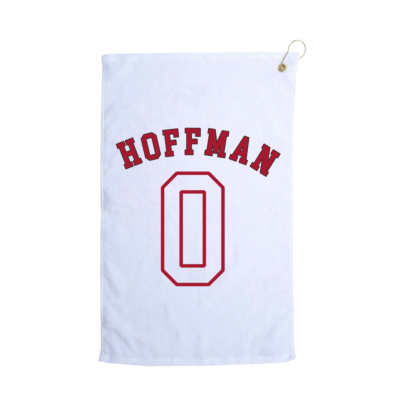 Golf Towel — Shirsey Arch in White