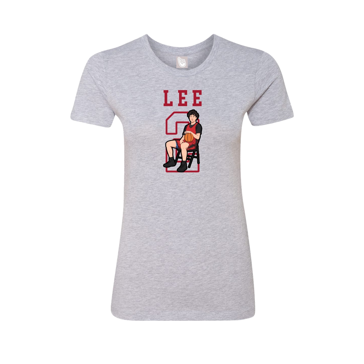Fitted Women's Tee — Shirsey in Grey