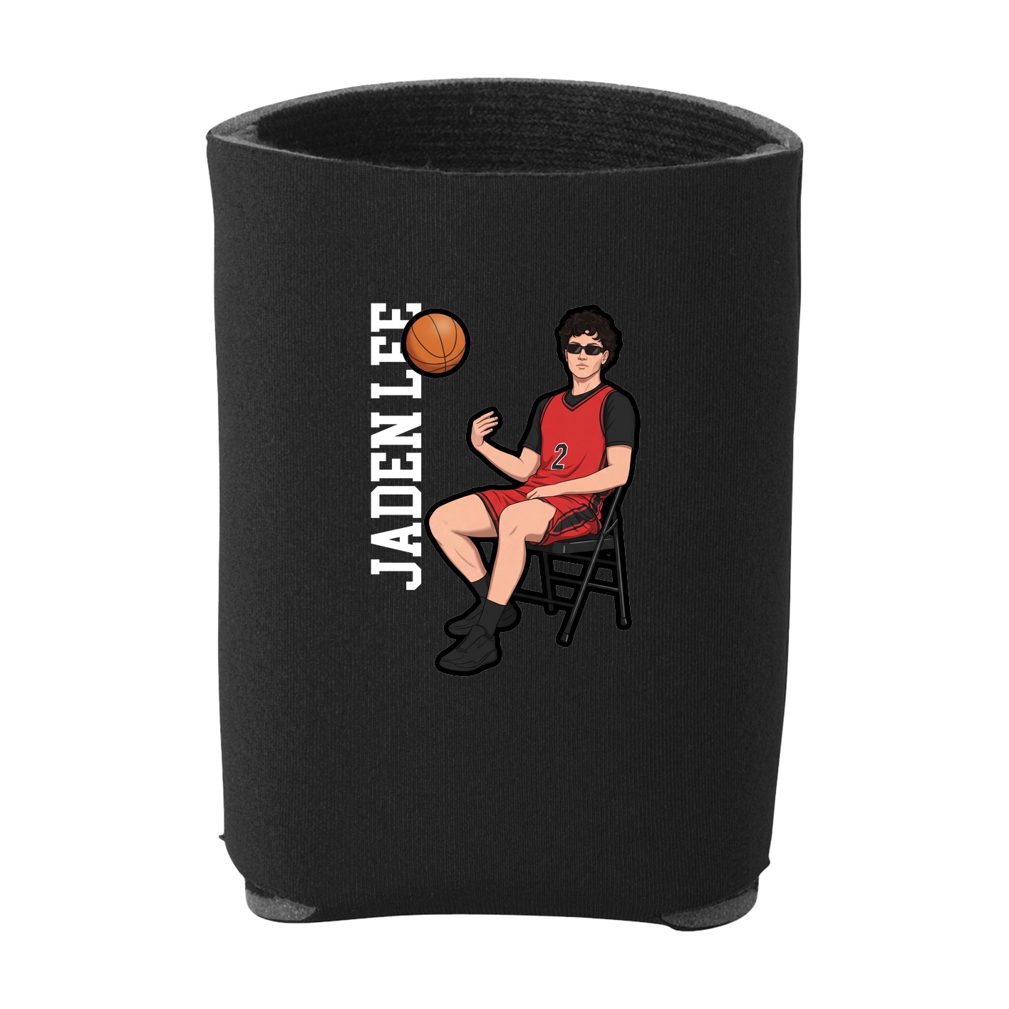Can Holder — Name Vertical in Black